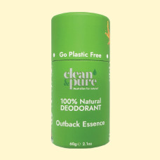 100% Natural Deodorant - Outback Essence 60g by CLEAN & PURE