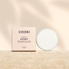 Coconut Shampoo Bar 65g by COOKI HAIRCARE