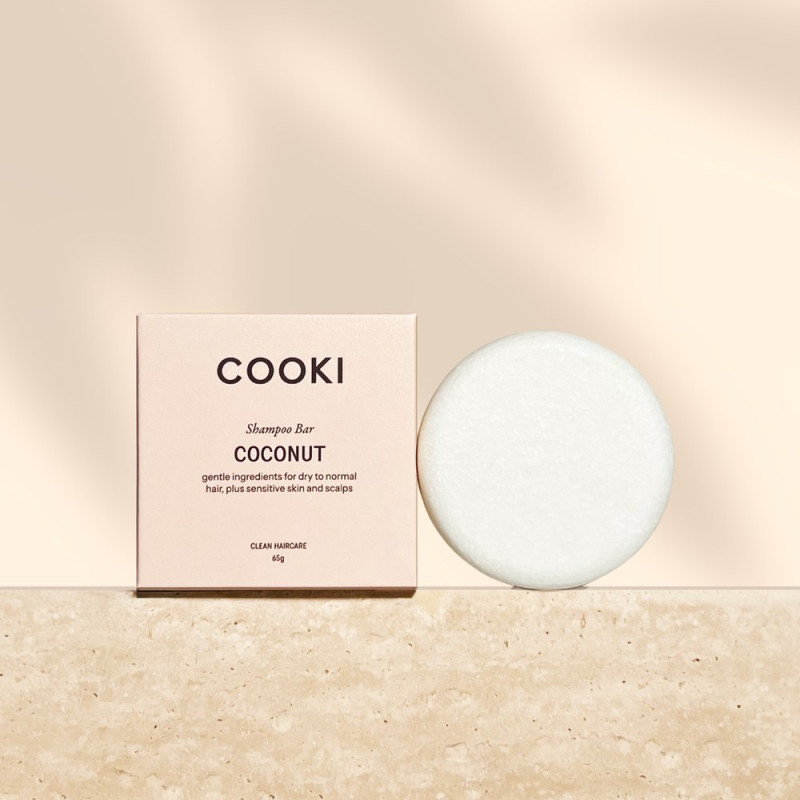 Coconut Shampoo Bar 65g by COOKI HAIRCARE Coconut Shampoo Bar 65g by COOKI HAIRCARE