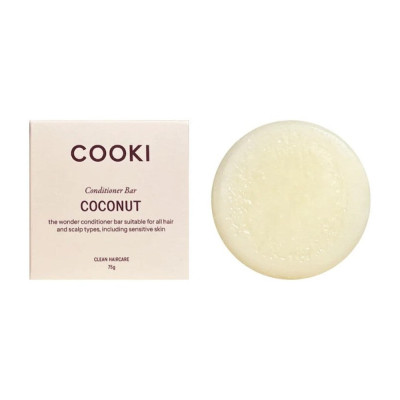 Coconut Conditioner Bar 75g by COOKI HAIRCARE