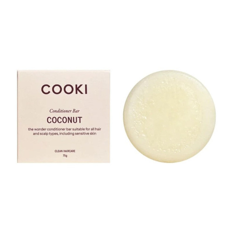 Coconut Conditioner Bar 75g by COOKI HAIRCARE Coconut Conditioner Bar 75g by COOKI HAIRCARE