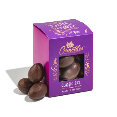 Classic 55% Dark Mini Easter Eggs 120g by CRUNCHBOX
