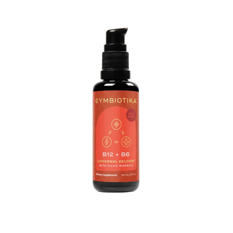 Liposomal Vitamin B12 + B6 60ml by CYMBIOTIKA