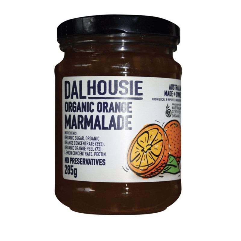 Organic Orange Marmalade 285g by DALHOUSIE Organic Orange Marmalade 285g by DALHOUSIE