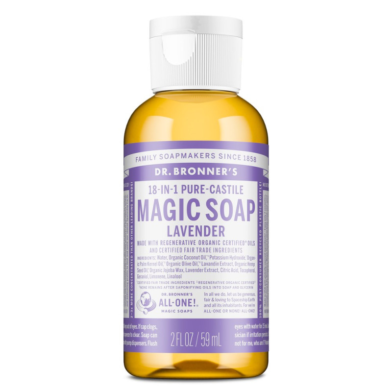 Castile Soap Lavender 59ml by DR BRONNER'S Castile Soap Lavender 59ml by DR BRONNER'S