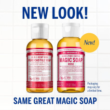 Castile Soap Rose 59ml by DR BRONNER'S