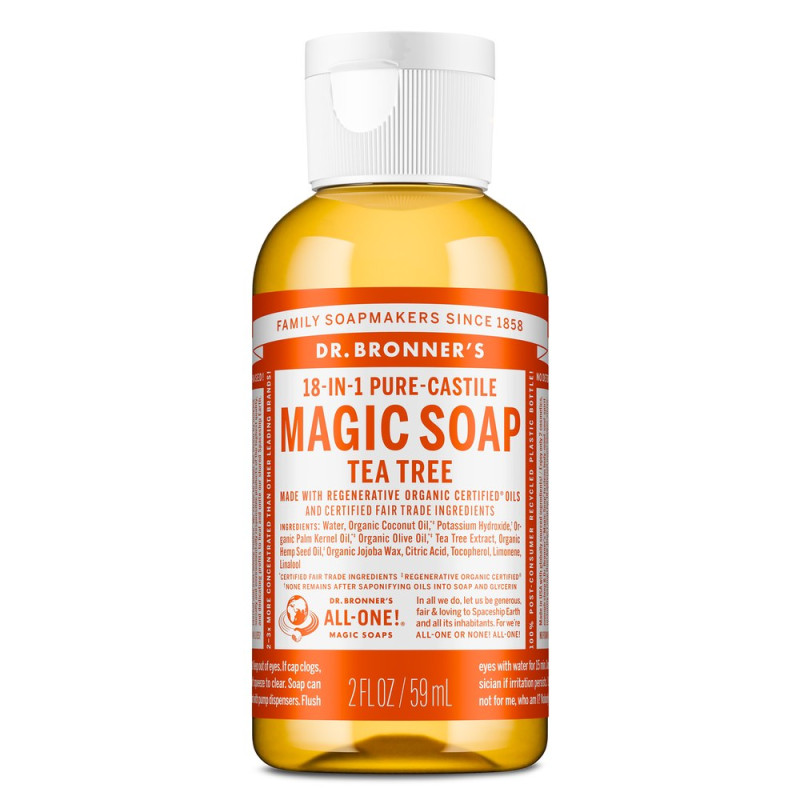 Castile Soap Tea Tree 59ml by DR BRONNER'S Castile Soap Tea Tree 59ml by DR BRONNER'S