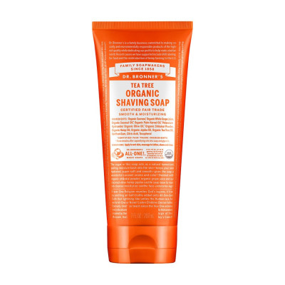 Shaving Soap Tea Tree 207ml by DR BRONNER'S