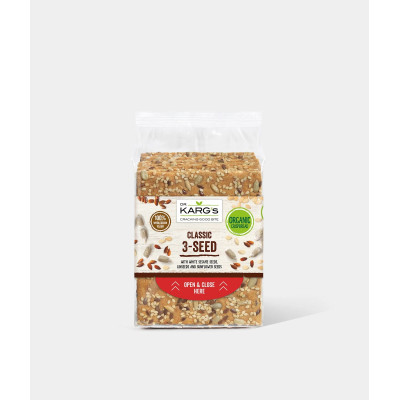 Classic 3 Seed Crackers 200g by DR KARGS
