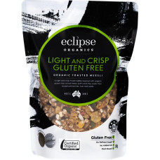 Organic Toasted Muesli - Light & Crisp Gluten Free 360g by ECLIPSE ORGANICS
