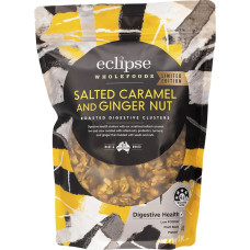 Salted Caramel & Ginger Nut Roasted Digestive Clusters 450g by ECLIPSE ORGANICS