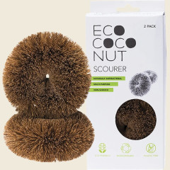 Coconut Fibre Scourer 2 Pack by ECOCOCONUT