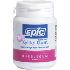 Xylitol Chewing Gum Bubblegum 50 Pieces by EPIC