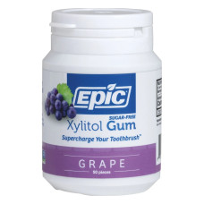 Xylitol Chewing Gum Grape 50 Pieces by EPIC