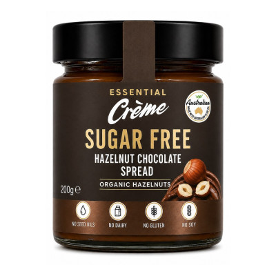 Sugar Free Hazelnut Chocolate Spread 200g by ESSENTIAL CREME