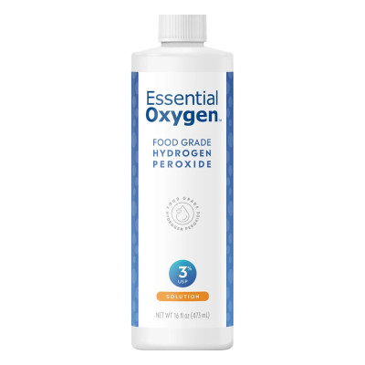 Food Grade Hydrogen Peroxide 3% 473ml by ESSENTIAL OXYGEN