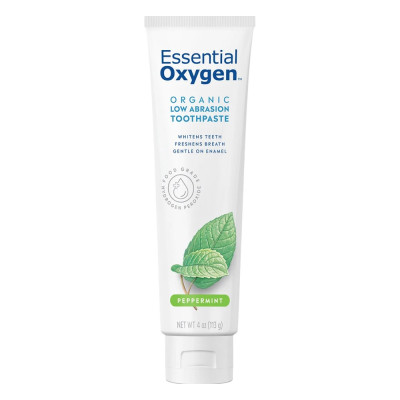 Organic Toothpaste Peppermint 113g by ESSENTIAL OXYGEN