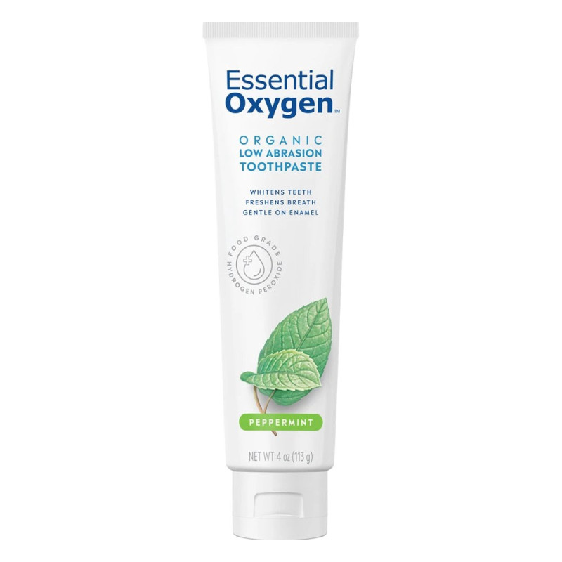 Organic Toothpaste Peppermint 113g by ESSENTIAL OXYGEN Organic Toothpaste Peppermint 113g by ESSENTIAL OXYGEN