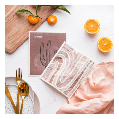 Eco Sponge Cloths (2 Pack) - Palm Springs by EVER ECO
