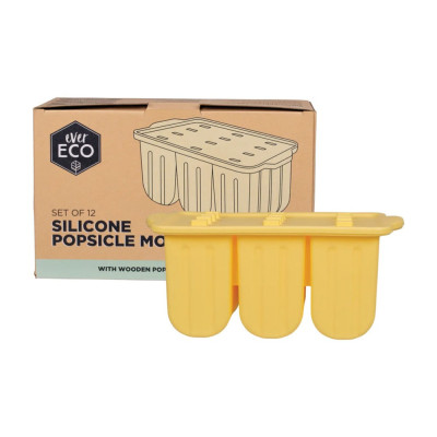Silicone Popsicle Moulds (12 Pack) by EVER ECO