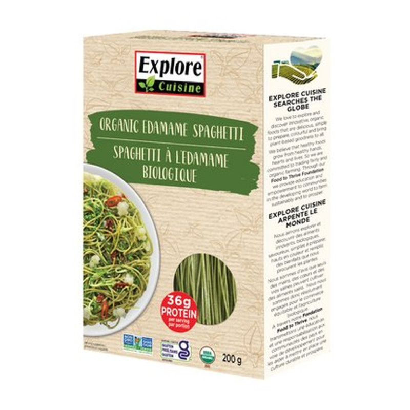 Organic Edamame Spaghetti 200g by EXPLORE CUISINE Organic Edamame Spaghetti 200g by EXPLORE CUISINE