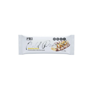 Cold Pressed Whey Protein Bar Banana Split 60g by FIBREBOOST