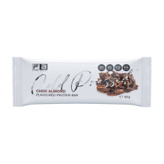 Cold Pressed Whey Protein Bar Choc Almond 60g by FIBREBOOST