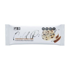 Cold Pressed Whey Protein Bar Coconut Choc Chip 60g by FIBREBOOST