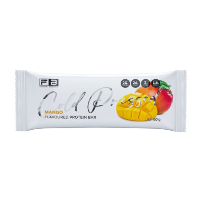 Cold Pressed Whey Protein Bar Mango 60g by FIBREBOOST