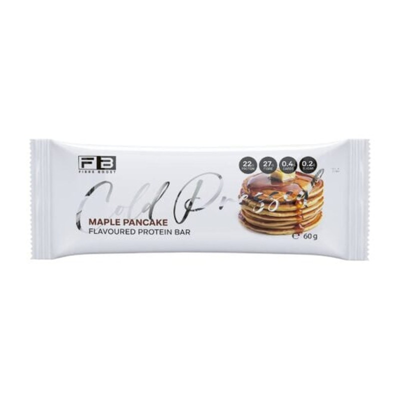 Cold Pressed Whey Protein Bar Maple Pancake 60g by FIBREBOOST Cold Pressed Whey Protein Bar Maple Pancake 60g by FIBREBOOST
