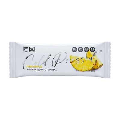 Cold Pressed Whey Protein Bar Pineapple 60g by FIBREBOOST