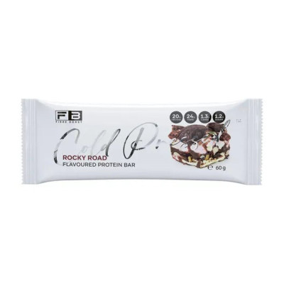Cold Pressed Whey Protein Bar Rocky Road 60g by FIBREBOOST