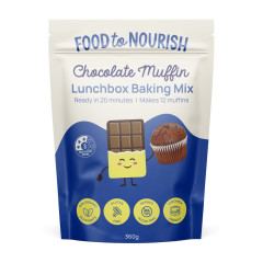 Lunchbox Baking Mix - Chocolate Muffin 360g by FOOD TO NOURISH