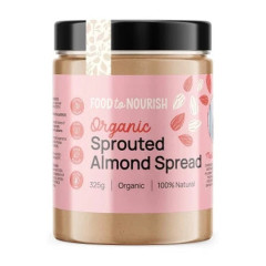 Sprouted Almond Spread 325g by FOOD TO NOURISH