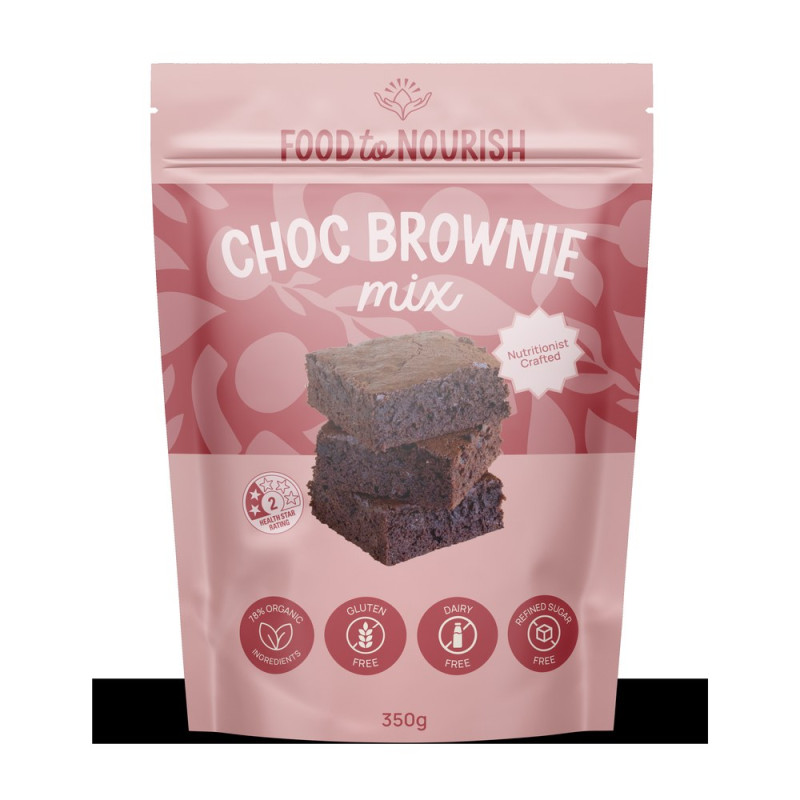 Brownie Mix 350g by FOOD TO NOURISH Brownie Mix 350g by FOOD TO NOURISH