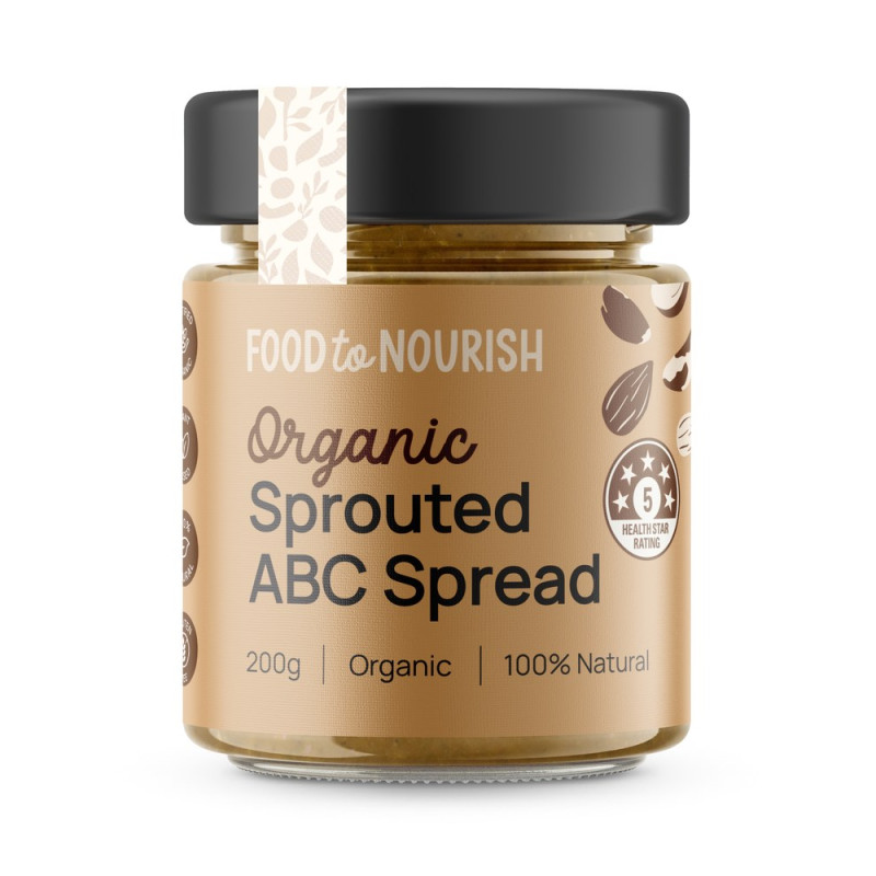 Sprouted ABC Spread 200g by FOOD TO NOURISH Sprouted ABC Spread 200g by FOOD TO NOURISH