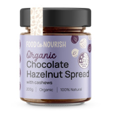 Chocolate Hazelnut Spread 200g by FOOD TO NOURISH