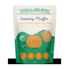 Lunchbox Baking Mix - Savoury Muffin 300g by FOOD TO NOURISH