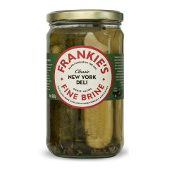 Fine Brine Classic New York Deli Pickle Halves 680g by FRANKIE'S