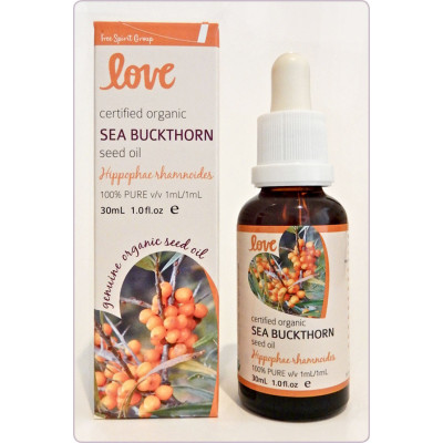 Organic Sea Buckthorn Seed Oil 30ml by LOVE OILS