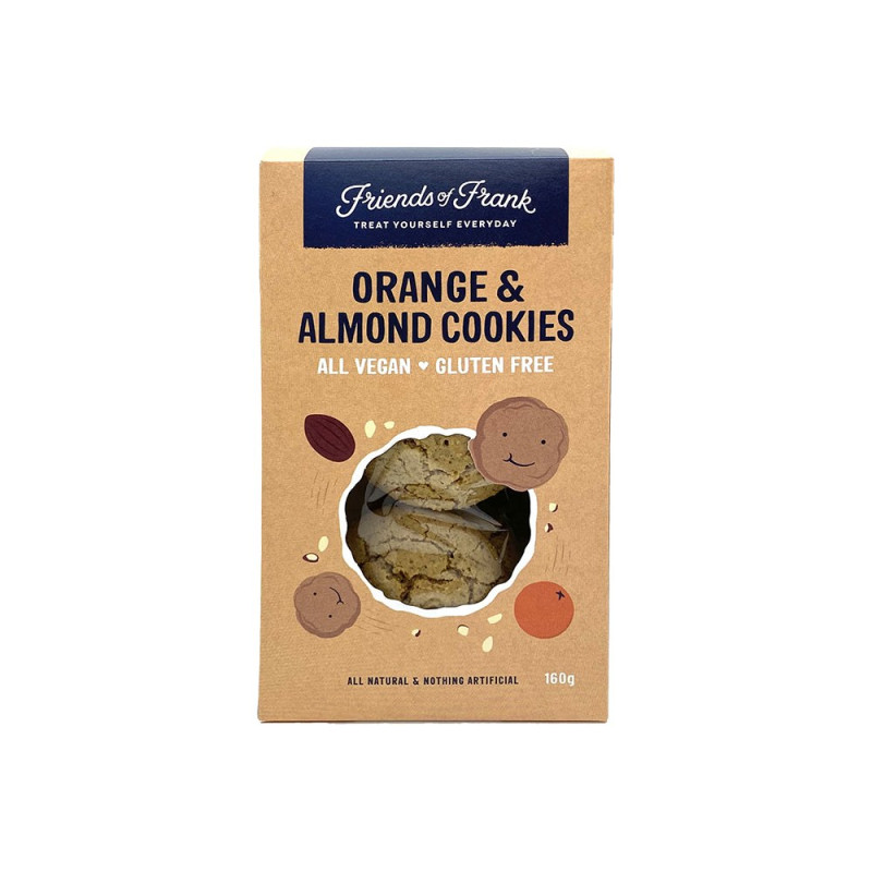 Orange & Almond Cookies 160g by FRIENDS OF FRANK Orange & Almond Cookies 160g by FRIENDS OF FRANK