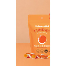 Peaches & Cream No Added Sugar 120g by FUNDAY