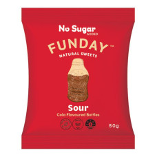 Sour Cola Flavoured Bottles 50g by FUNDAY
