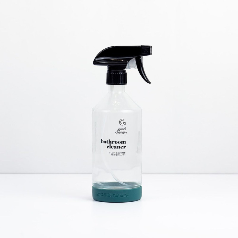 Bathroom Cleaner Glass Bottle 500ml by GOOD CHANGE STORE Bathroom Cleaner Glass Bottle 500ml by GOOD CHANGE STORE