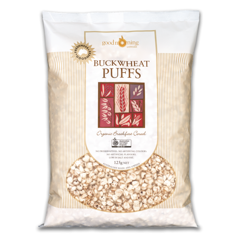 Buckwheat Puffs 125g by GOOD MORNING CEREALS