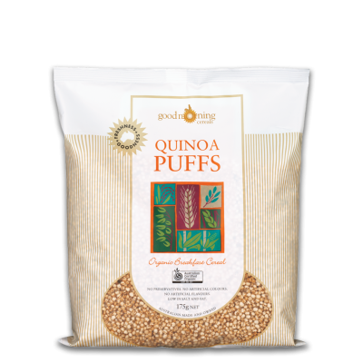 Quinoa Puffs 175g by GOOD MORNING CEREALS