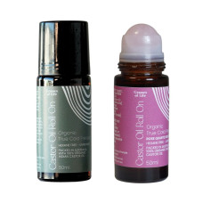 Organic Castor Oil Roll On (Refillable) 50ml by GRASSES OF LIFE
