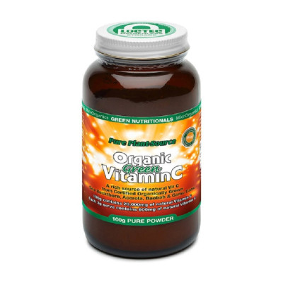 Organic Green Vitamin C Powder 100g by GREEN NUTRITIONALS
