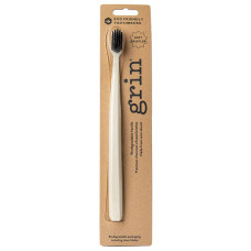 Biodegradable Toothbrush Ivory Desert by GRIN