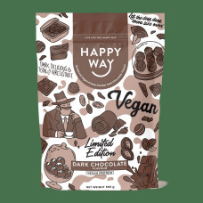Vegan Protein Powder Chocolate 500g by HAPPY WAY